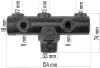 Powermat Kompresszor Elosztó Csonk – 1", 3/8", 1/4" menetek – PM-KO-300T-400V szériához (PM-KO-300T-400V-LI)