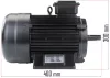 Powermat Kompresszor Motor – 7,5kW, 400V, 3000 ford/perc – PM-KO-300T-400V típushoz (PM-KO-300T-400V-SI)