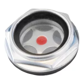   Powermat Olajszint Ellenőrző Ablak – ø 32,5 mm, Tömítéssel – 24L / 50L Kompresszorokhoz (PM-KO-300T-400V-WS)