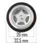   Powermat Olajszint Ellenőrző Ablak – ø 32,5 mm, Tömítéssel – 24L / 50L Kompresszorokhoz (PM-KO-300T-400V-WS)