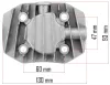 Powermat Kompresszor Hengerfej - 60 x 47 mm furattávolság - PM-KO-24T / 50T széria (PM-KO-50T-GC)