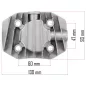   Powermat Kompresszor Hengerfej - 60 x 47 mm furattávolság - PM-KO-24T / 50T széria (PM-KO-50T-GC)