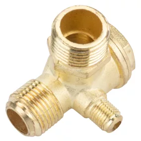   Powermat Visszacsapó Szelep Kompresszorhoz – 1/2" x 3/8" x 1/8", Sárgaréz – PM-KO-50T-V2, PM-KO-100T-V2 (PM-KO-50T-V2-100T-V2-ZZ)