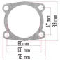   Powermat Kompresszor Tömítés Készlet – 47 x 60 mm furattávolság – PM-KO-24T, PM-KO-50T (PM-KO-50T-ZUS)