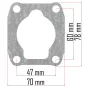   Powermat Kompresszor Tömítés Készlet – 47 x 60 mm furattávolság – PM-KO-24T, PM-KO-50T (PM-KO-50T-ZUS)