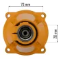   Powermat Benzinmotoros Fűkasza Kuplungház és Dob – 28mm cső, 9 bordás tengely – PM-KS-600T (PM-KS-600T-BZK)