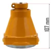 Powermat Benzinmotoros Fűkasza Kuplungház és Dob – 28mm cső, 9 bordás tengely – PM-KS-600T (PM-KS-600T-BZK)