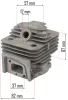 Powermat Henger és Dugattyú Készlet – 40mm, 43ccm – Benzinmotoros fűkaszákhoz (PM-KS-600T-CT)