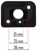 Powermat Karburátor Talp – 15mm torok, 30/36mm furattávolság – PM-KS-600T és univerzális (PM-KS-600T-PG)