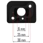  Powermat Karburátor Talp – 15mm torok, 30/36mm furattávolság – PM-KS-600T és univerzális (PM-KS-600T-PG)