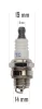 Powermat Gyújtógyertya – 14mm menet, 2T motorokhoz – PM-KS-600T széria (PM-KS-600T-SA)