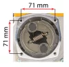 Powermat Benzinmotoros Fűkasza Motor – 6 LE, 49 cm³, 2-ütemű – PM-KS-600T-SI (PM-KS-600T-SI)