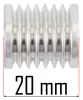 Powermat Ékszíjtárcsa – 17,3 mm átmérő, 7 bordás – PM-KSE-2200MN, RTKSE0027 (PM-KSE-2200MN-KP2)