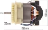 Powermat Fűnyíró Motor – 2200W, 3400 ford./perc – PM-KSE-2200MN, RTKSE0027 (PM-KSE-2200MN-SI)
