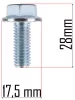 Powermat Fűnyíró Késrögzítő Csavar – M8 x 28 mm – PM-KSE-2200MN, RTKSE0027 (PM-KSE-2200MN-SR)