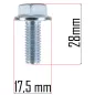   Powermat Fűnyíró Késrögzítő Csavar – M8 x 28 mm – PM-KSE-2200MN, RTKSE0027 (PM-KSE-2200MN-SR)