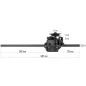   Powermat Benzinmotoros Fűnyíró Hajtómű – 430mm tengelyhossz, ø 12mm – PM-KSS-5S széria (PM-KSS-5S-PR)