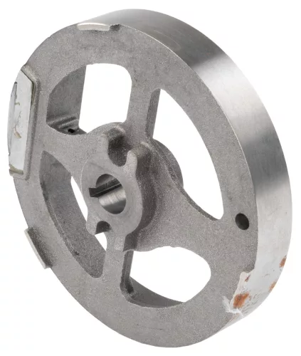 Powermat Lendkerék (Magneto) – ø 140mm, 4mm ékhorony – PM-KSS-6S fűnyíróhoz (PM-KSS-6S-MG)