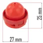   Powermat Üzemanyag Szivattyú (Primer Gumi) – 27x25 mm – Fűnyírókhoz és kerti gépekhez (PM-KSS-6S-PP)