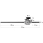   Powermat Benzinmotoros Fűnyíró Hajtómű – 470mm tengely, ø 12mm – PM-KSS-6S széria (PM-KSS-6S-PR)
