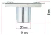Powermat Fűnyíró Késtartó – 22mm tengely, 58mm furattávolság – PM-KSS-700SH-UN (PM-KSS-700SH-UN)