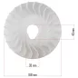  Powermat Fűnyíró Ventilátor – ø 168mm, 43mm furat – PM-KSS-700SH szériához (PM-KSS-700SH-WEN)