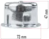 Powermat Berántó Kosár – 73x47 mm – PM-KSS-700SH fűnyíróhoz (PM-KSS-700SH-ZB)