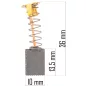   Powermat Szénkefe Készlet – 10x3,4x13,5 mm – PM-MTM-550T fémesztergához (PM-MTM-550T-SZ)