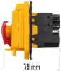 Powermat Eszterga Kapcsoló – 230V, DKLD DZ-6, Vészleállítóval – PM-MTM-550T típushoz (PM-MTM-550T-WY)