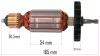 Powermat Forgórész Fúrókalapácshoz – 165mm hossz, 514g – PM-MU-2600T típushoz (PM-MU-2600T-WI)