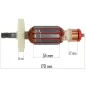   Powermat Bontókalapács Forgórész – 170mm hossz, 6 fogas – PM-MU-2800TN típushoz (PM-MU-2800TN-WI)