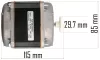 Powermat Ventilátor Motor – 400V, 1300 RPM – PM-NAG-15EDN hősugárzóhoz (PM-NAG-15EDN-SI)