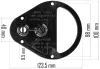 Powermat Szivattyú Fedél – 123,5 x 100 mm – PM-NAG-30SKN, PM-NAG-40SKN hőlégfúvókhoz (PM-NAG-30SKN-PKP)