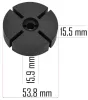 Powermat Szivattyú Forgórész – ø 53,8 mm, 15,5 mm vastag – PM-NAG-30SKN olajkályhához (PM-NAG-30SKN-WIP)