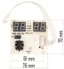 Powermat Vezérlő Elektronika Készlet – 230V, LCD kijelzővel – PM-NAG-30SKN / 40SKN hősugárzókhoz (PM-NAG-40SKN-PCB)
