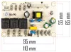 Powermat Vezérlő Elektronika Készlet – 230V, LCD kijelzővel – PM-NAG-30SKN / 40SKN hősugárzókhoz (PM-NAG-40SKN-PCB)