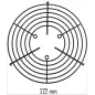   Powermat Hősugárzó Védőrács – ø 222 mm – PM-NAG-65GN típushoz (PM-NAG-65GN-KRT)