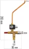 Powermat Gázszelep – 1,5 bar, 230V, 5503 típus – PM-NAG-65GN hősugárzóhoz (PM-NAG-65GN-ZG)