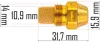 Powermat Üzemanyag Fúvóka – 1.00, 60° S – PM-NAG-65MK hősugárzóhoz (PM-NAG-65MK-DNP)