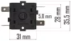 Powermat Kapcsoló Elektromos Hősugárzóhoz – 5-pólusú, 16A – PM-NAG széria (PM-NAG-9EN-PK)