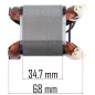   Powermat Elektromos Sövényvágó Állórész – 52x68mm, 32mm furat – PM-NE-1800M típushoz (PM-NE-1800M-SN)