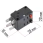   Powermat Elektromos Sövényvágó Kapcsoló – 12A 250V, ZHQ ZQ7-12/1 – PM-NE-1800M típushoz (PM-NE-1800M-WY)