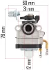 Powermat Benzinmotoros Permetező Karburátor – 12mm torok, 31mm furattáv – PM-OPS-60K (PM-OPS-60K-GA)