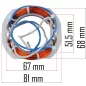   Powermat Állórész Sarokcsiszolóhoz – 87mm, 230V – PM-SZK-3000T és univerzális (PM-SZK-3000T-SN)