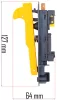 Powermat Sarokcsiszoló Kapcsoló – 18/20A, 250V, Kondenzátorral – PM-SZK-3000T és más típusokhoz (PM-SZK-3000T-WY)
