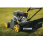   Powermat Benzines Gyepszellőztető és Talajlazító – 6.5 LE, 38 cm munkaszélesség – GX200 motor (PM-AWS-65)