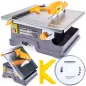   Powermat Asztali Csempevágó Gép - 1800W, 180mm - Vizes vágórendszer (PM-PDG-1800)