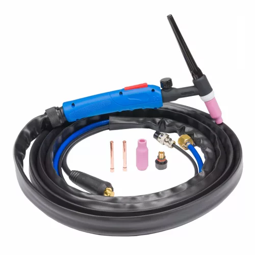 Powermat TIG Hegesztőpisztoly – WP-17V, 4m, 10-300A – TIG-LIFT és HF gyújtás (PM0650)