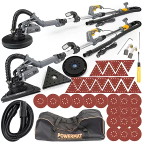   Powermat Falcsiszoló Zsiráf – 1450W, 2 az 1-ben (Kerek és Delta fej) – Teleszkópos kivitel (PM-DG-1450DL)