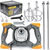 Powermat Elektromos Keverőgép – 2600W, M14, 120mm – Festékhez és habarcshoz (PM0670)